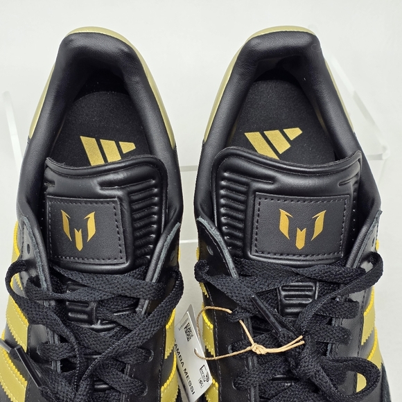 adidas Samba x Lionel Messi Triunfo Dorado Black Gold Men Shoes IH8159 Sz 11 New - Picture 9 of 12